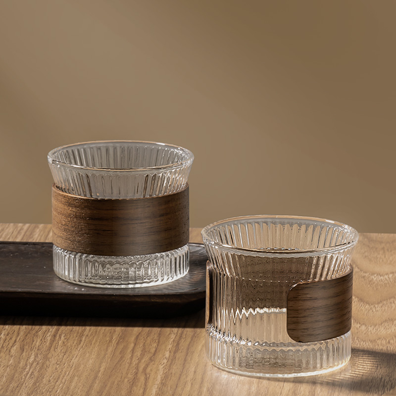 Espresso Shot Glass - Taza de café de cristal Gianxi,