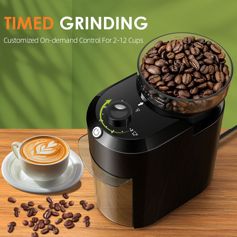 Molinillo de café eléctrico Wa - Coffee Grinder Burr Flat reseña y precio