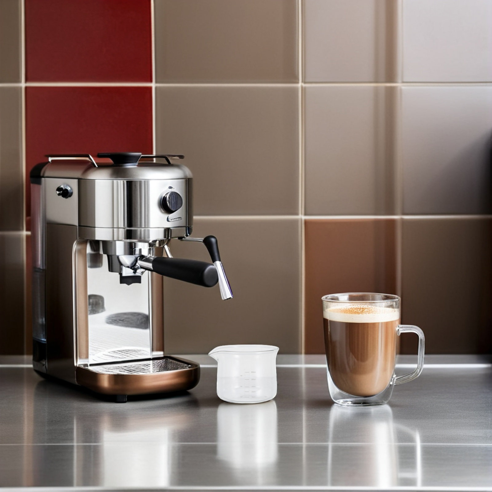 Vaso medidor de vidrio para es - Espresso Shot Glass reseña y precio