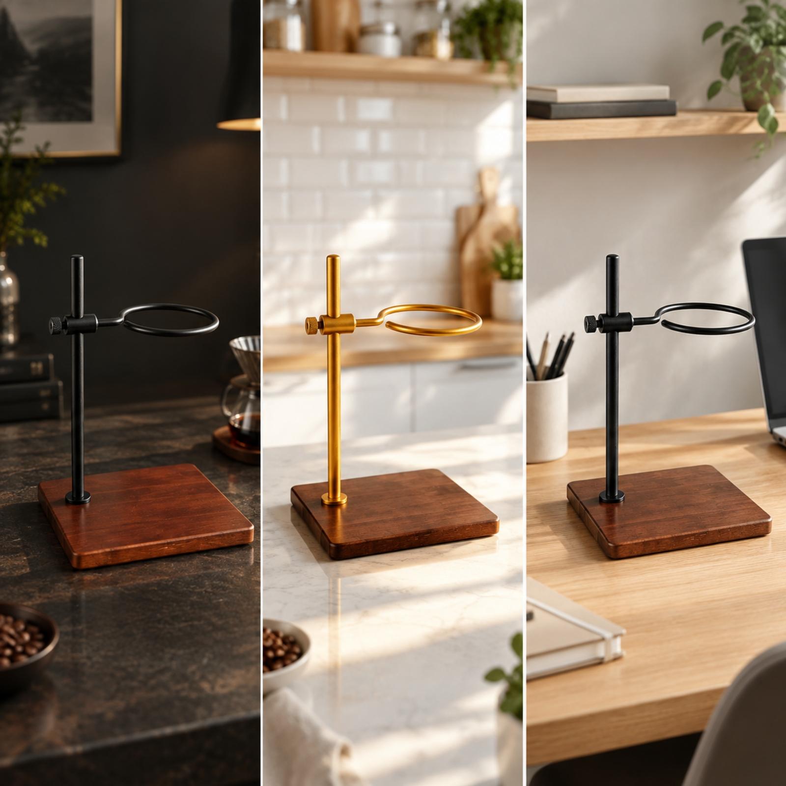 Soporte ajustable de madera pa - Coffee Equipment Pour Over reseña y precio