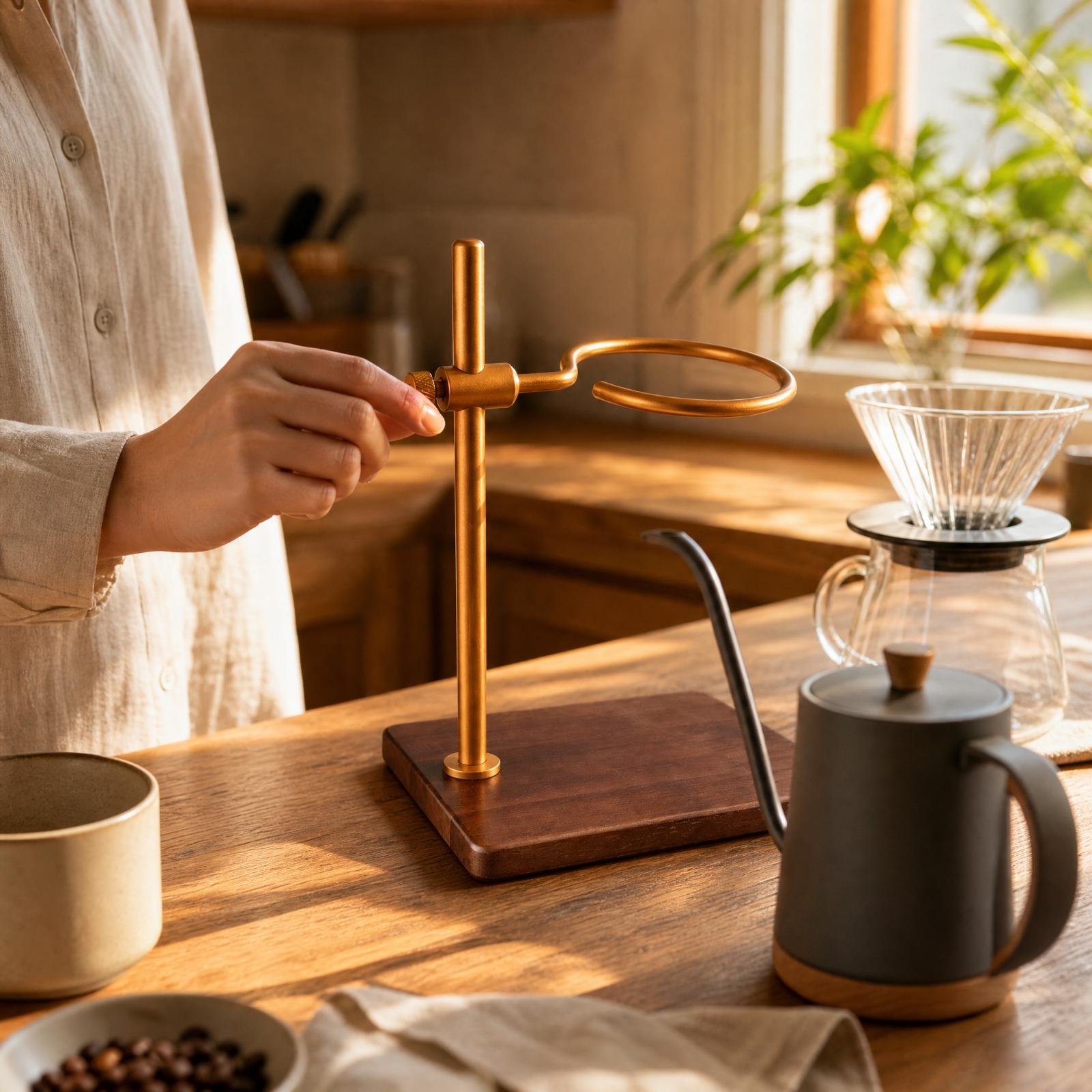Soporte ajustable de madera pa - Coffee Equipment Pour Over reseña y precio