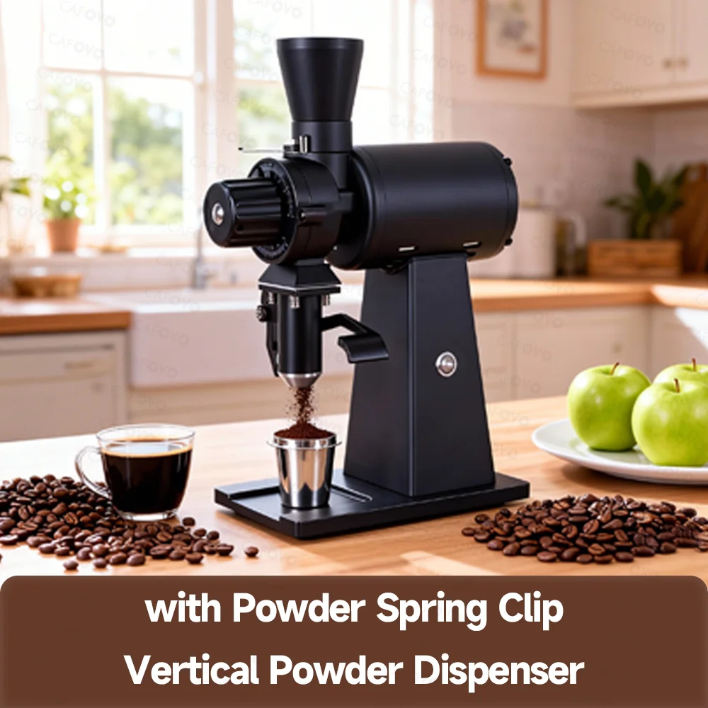 Molino de Café CAFOVO G290F co - Coffee Grinder Burr Flat reseña y precio
